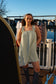 Garden Picnic Dress- Sage White