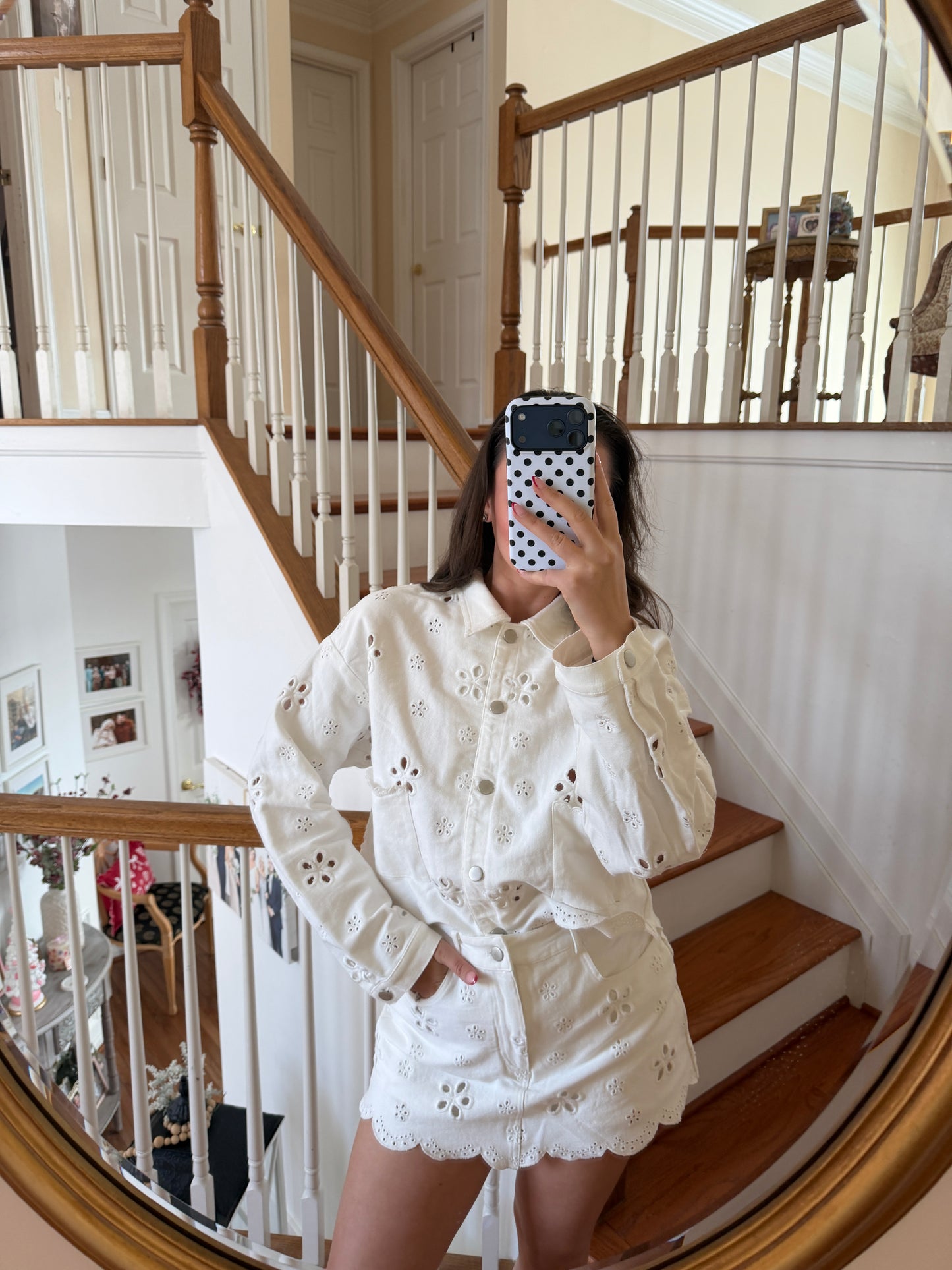 Daisy Twill Skort Set