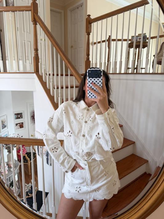 Daisy Twill Skort Set