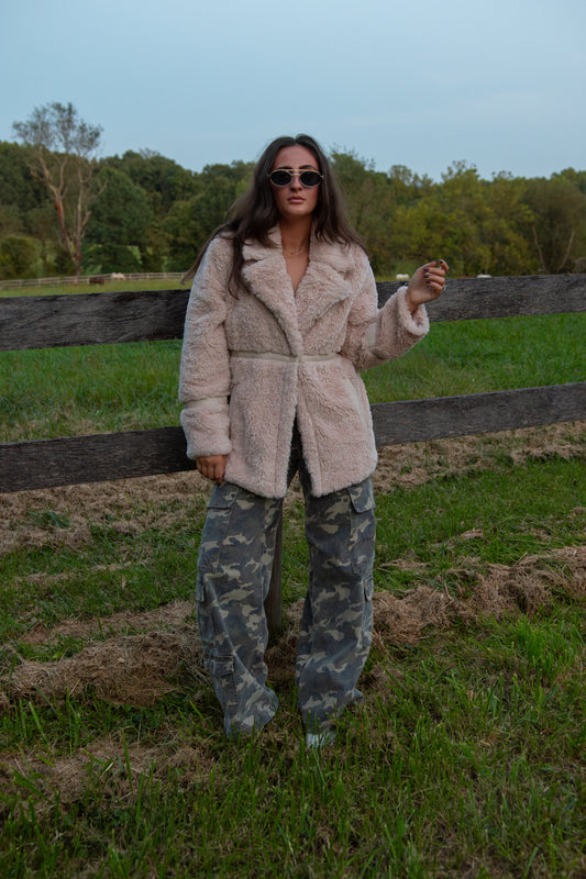 Teddy Jacket- oatmeal