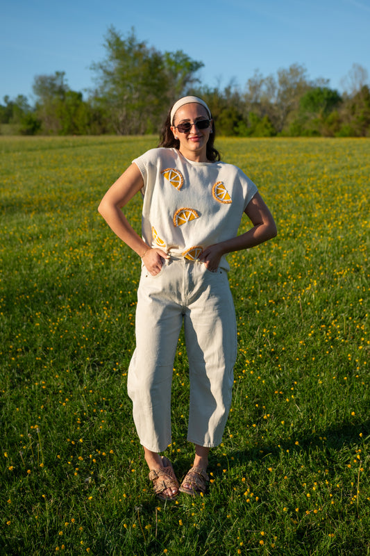 Citrus Summer Sweater