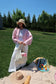 Summer Garden Shrug- Baby Pink