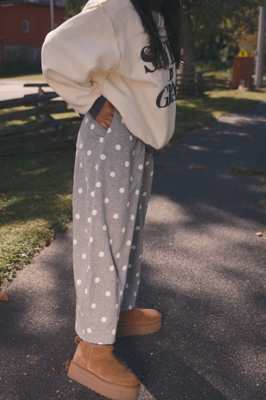 Dotty Barrel Sweats