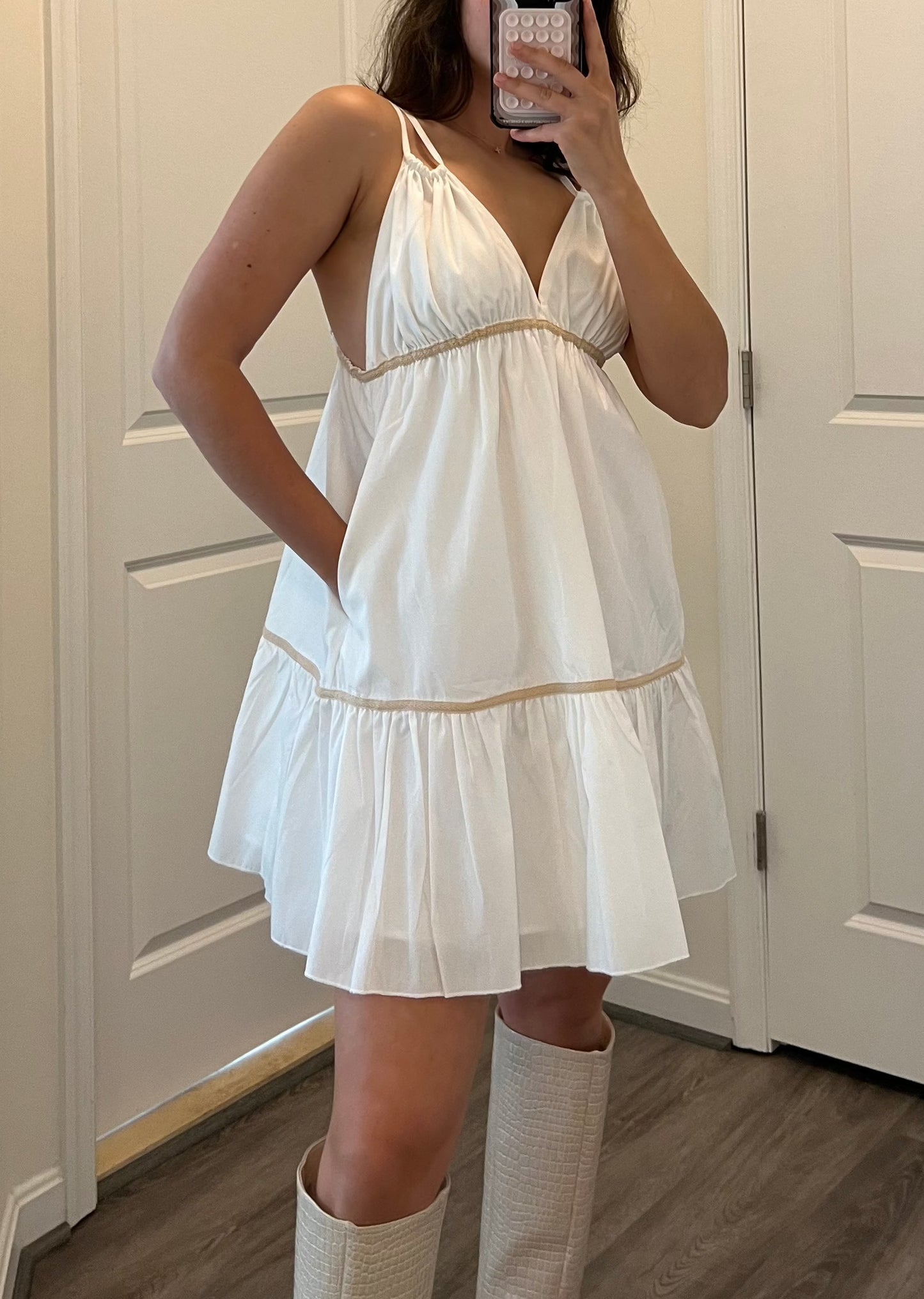 White Mini Dress